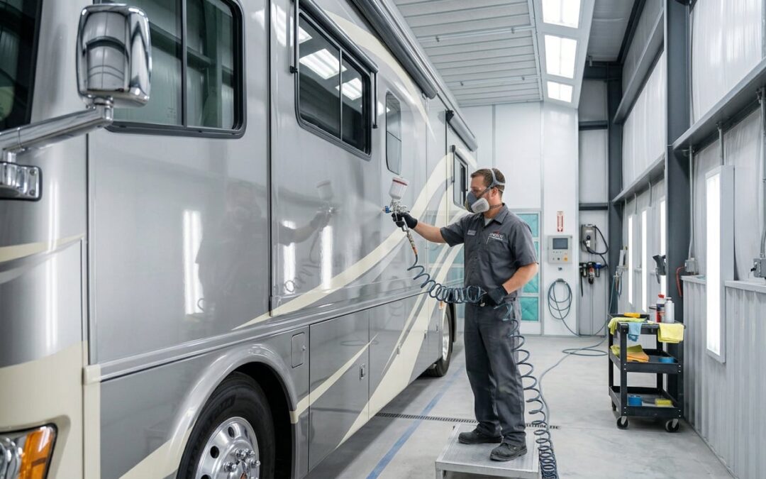 Restoring Your Motorhome Finish With a Professional RV Paint Repair Guide